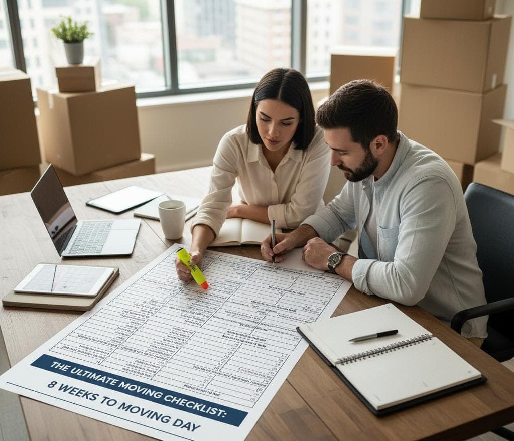 The Ultimate Moving Checklist: 8 Weeks Before to Moving Day